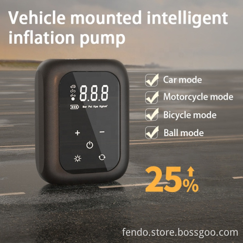 7.4V Mini Wholesale LED Digital Display Tyre Compressor